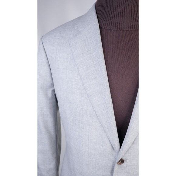 Banana Republic Vitale Barberis 21 Micron Wool 46L Sport Coat Tailored Slim EUC - Picture 5 of 15